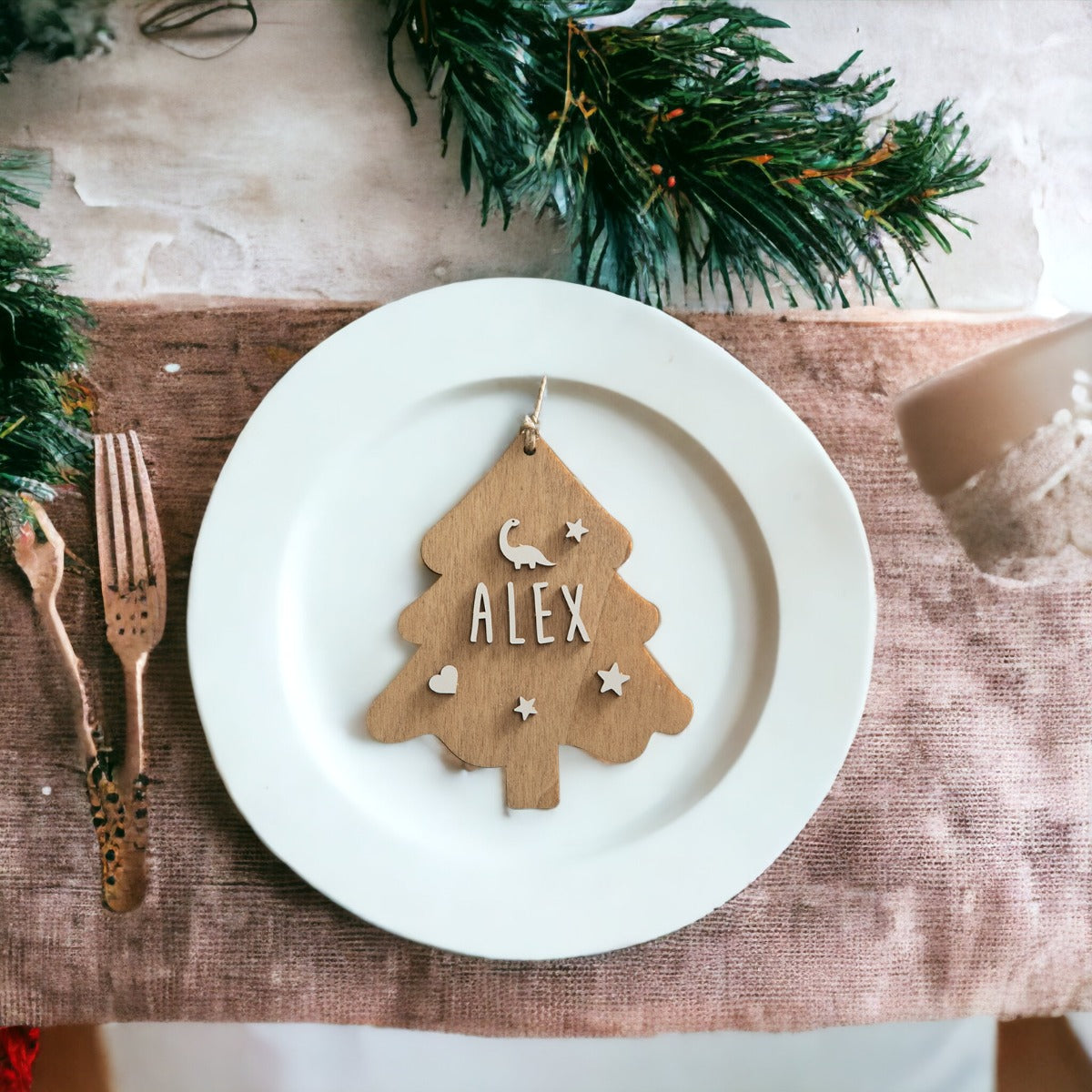 Adorno de Navidad Personalizado Árbol de Navidad