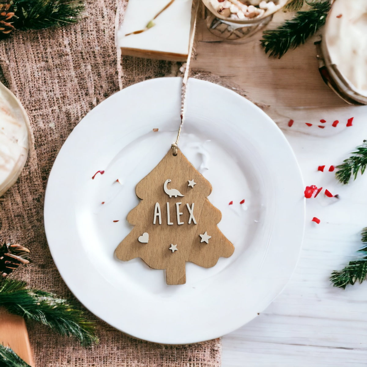 Adorno de Navidad Personalizado Árbol de Navidad