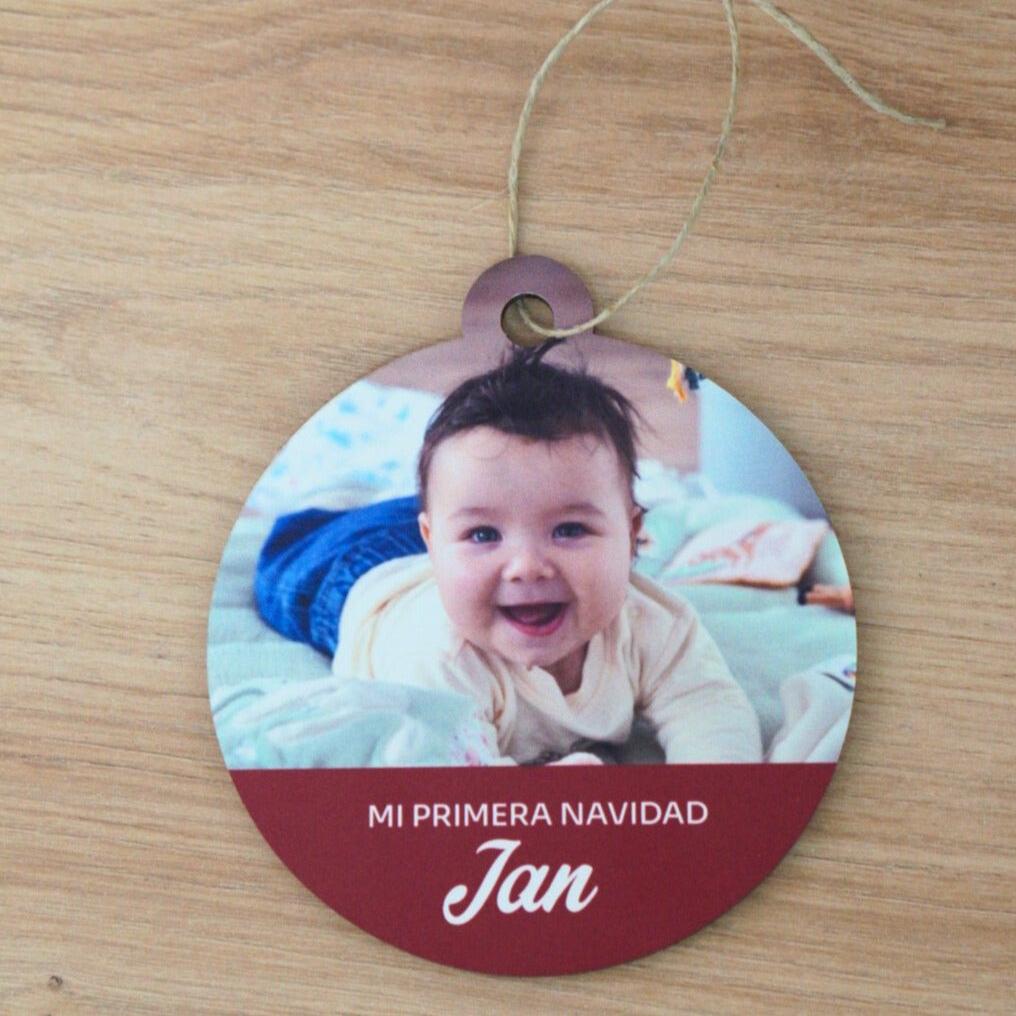 Bola de Navidad Personalizada con foto - Mi Primera Navidad