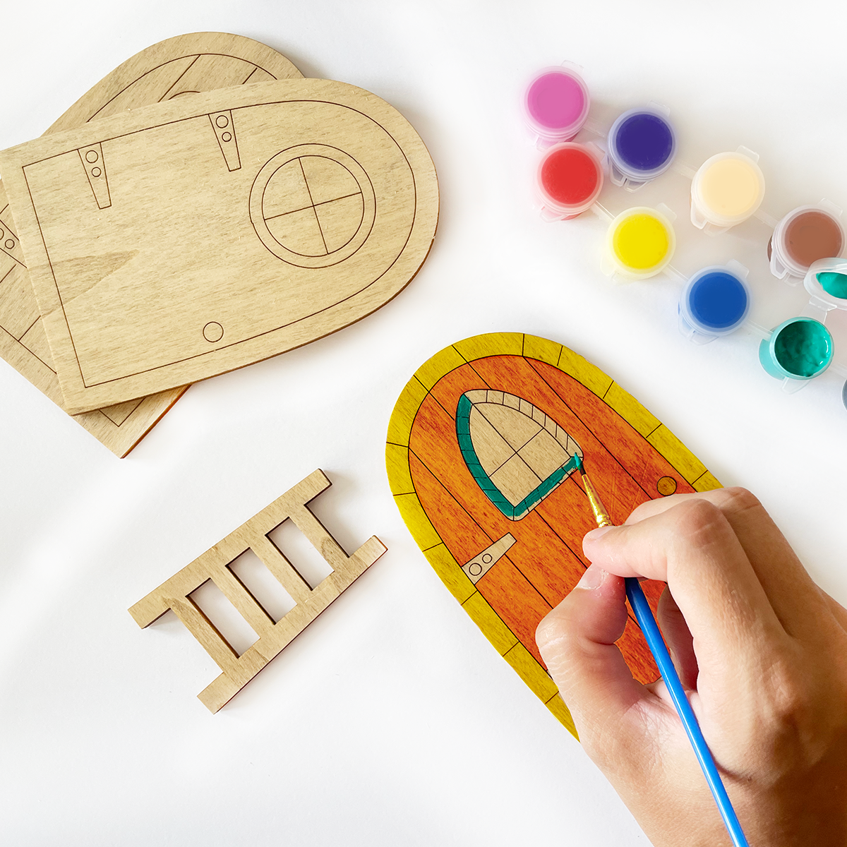 Kit para Colorear Infantil - Puertas Mágicas