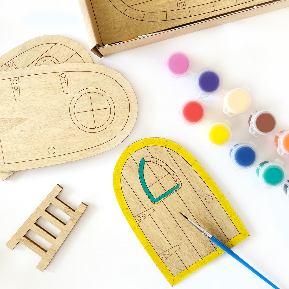 Kit para Colorear Infantil - Puertas Mágicas