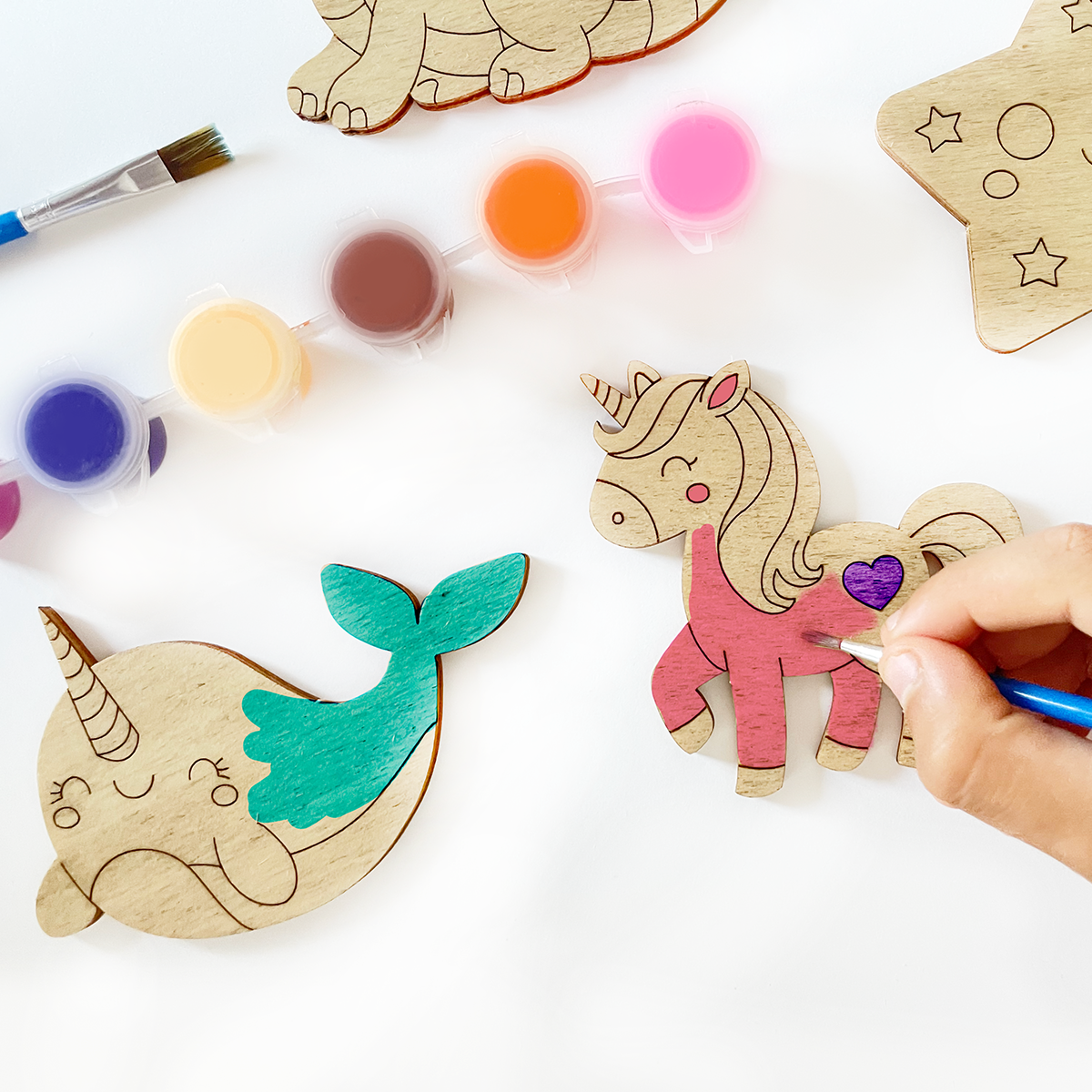 Kit para Colorear Infantil - Animales fantásticos