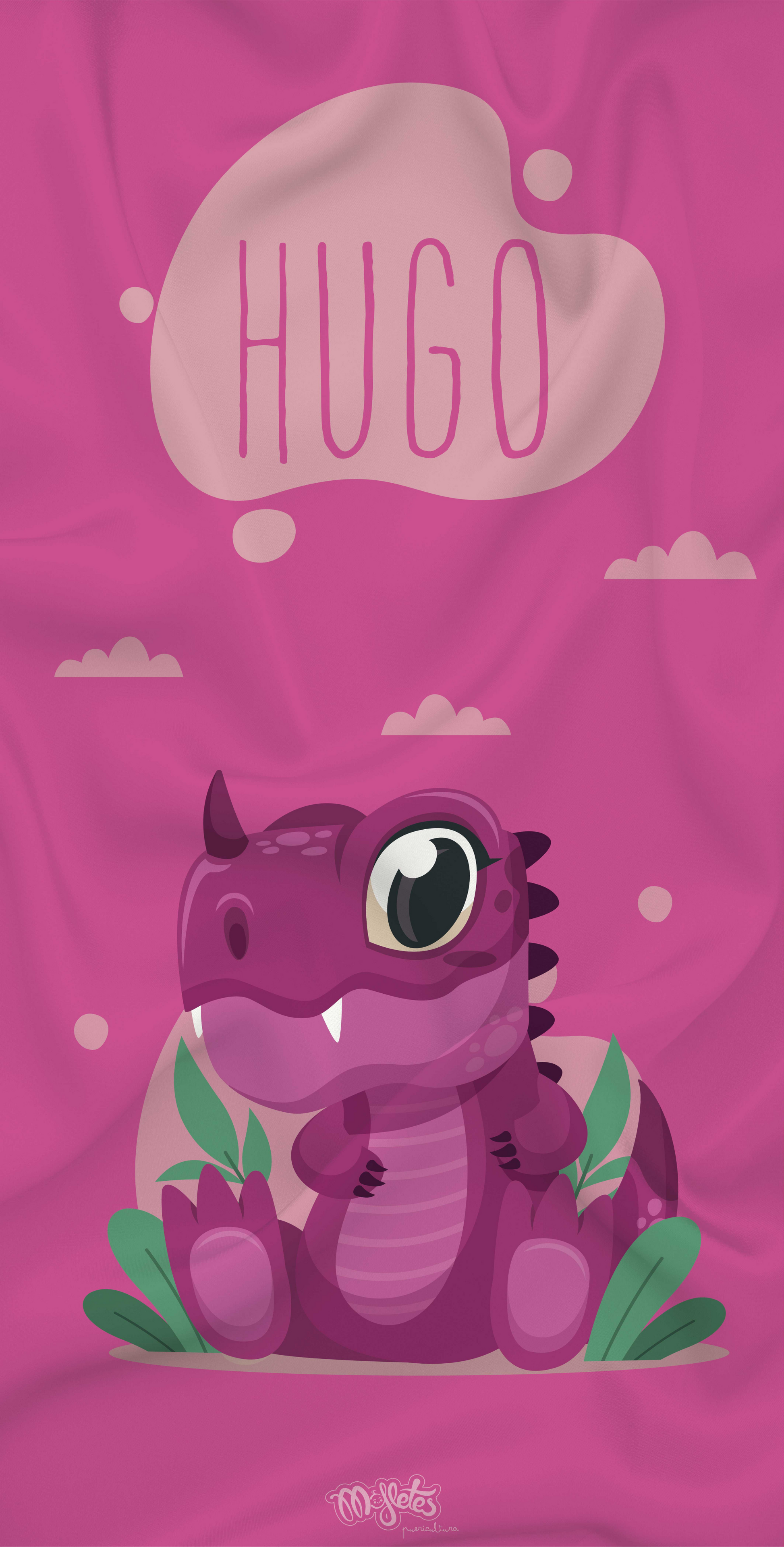 Toalla Personalizada Dino