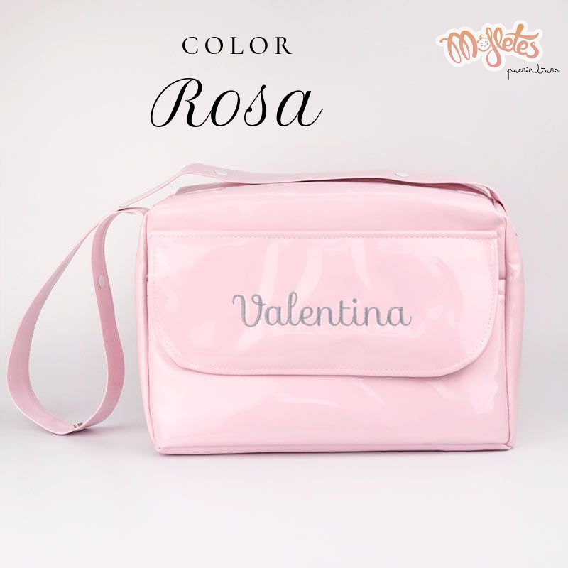 Bolso Personalizado Gloss Charol Solapa