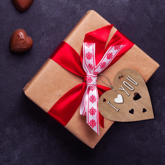 Corazón de Madera San Valentín. I❤️YOU