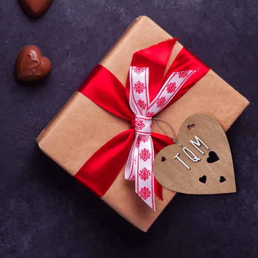 Corazón de Madera San Valentín TQM