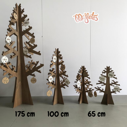 Árbol de Navidad 175 cm 100% Madera