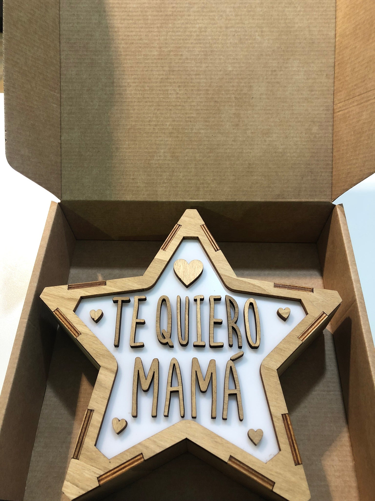 Lámpara Día de la Madre TE QUIERO MAMÁ