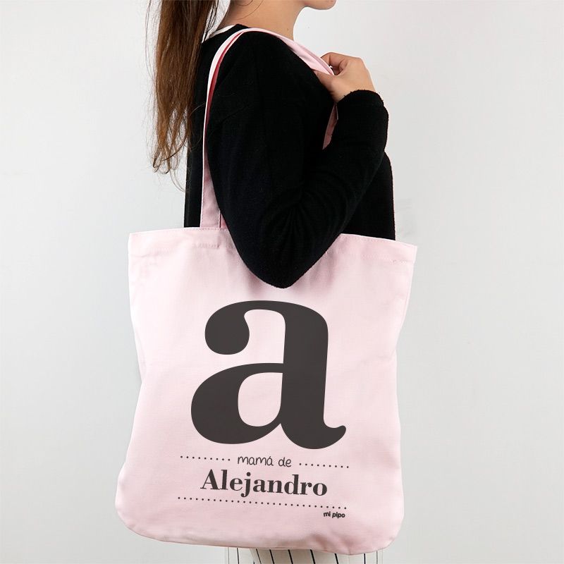 Bolso de Tela Personalizado Iniciales