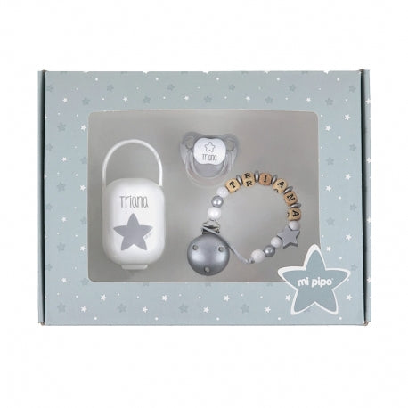 Cajita My Baby Personalizada Gris