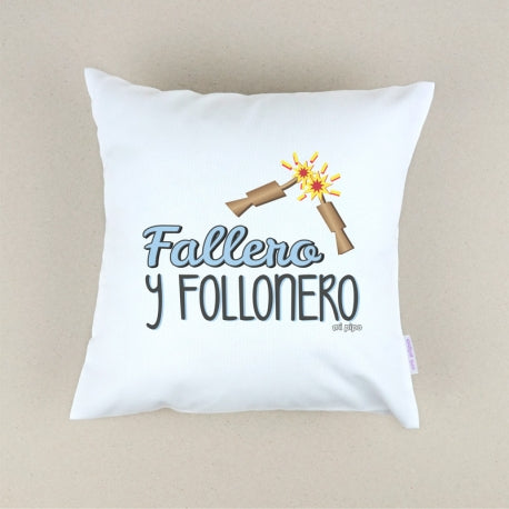 Cojín Personalizado Fallero y follonero