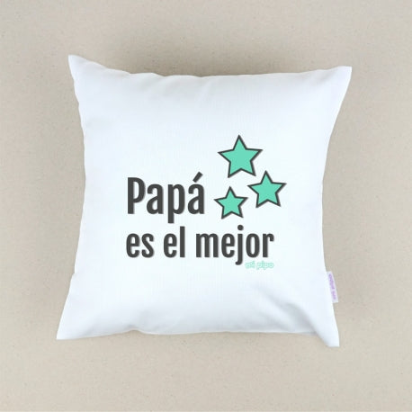 Cojín Personalizado menta Papá es el mejor