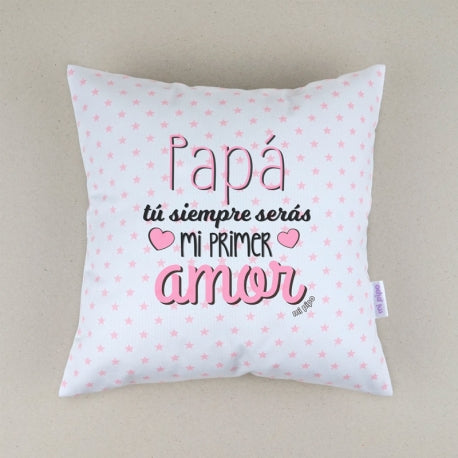 Cojín Personalizado Papá, mi primer amor