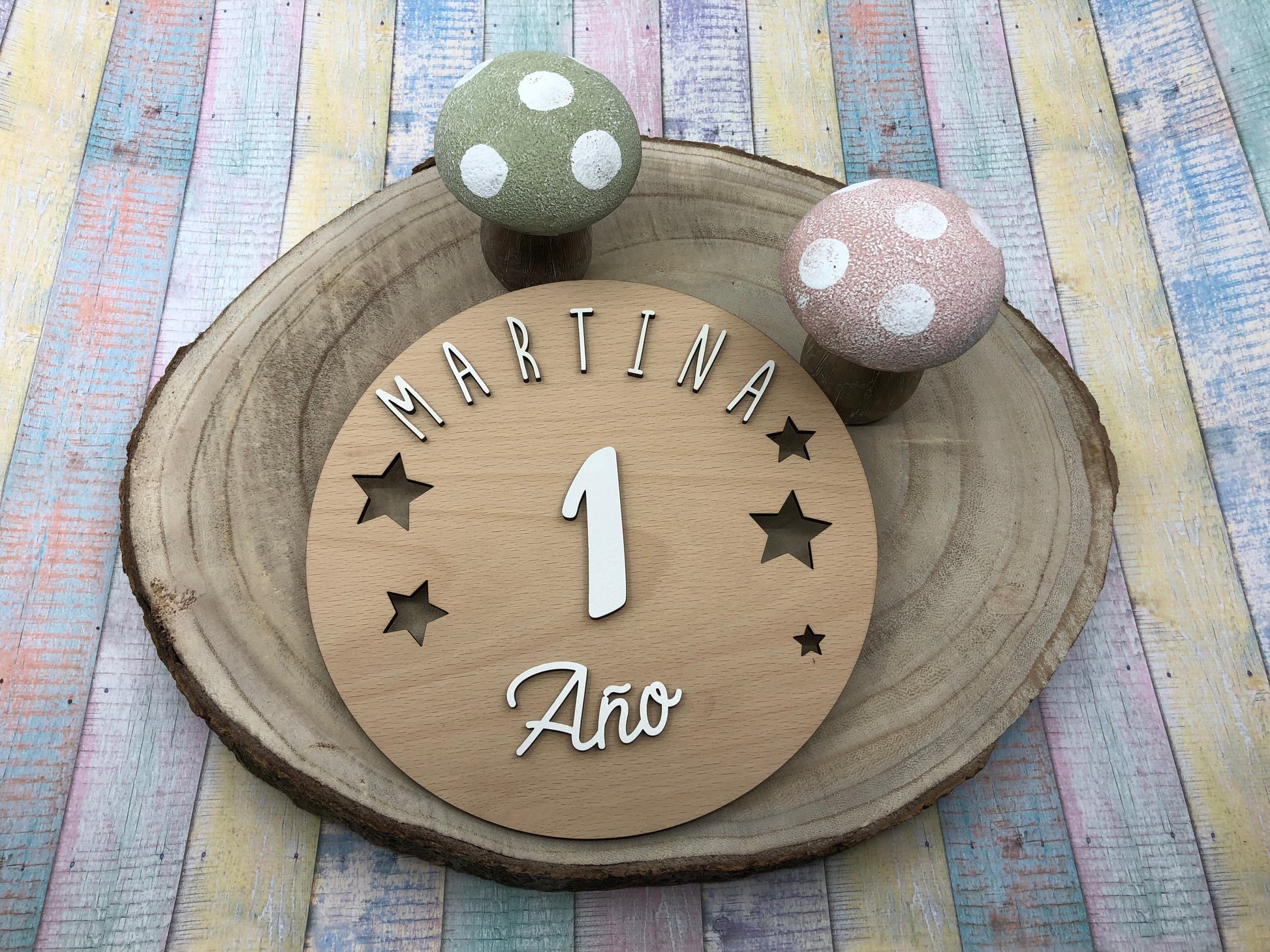 Placa Cumple meses 