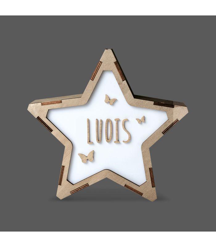 Lámpara Estrella Personalizada y decorada a tu gusto