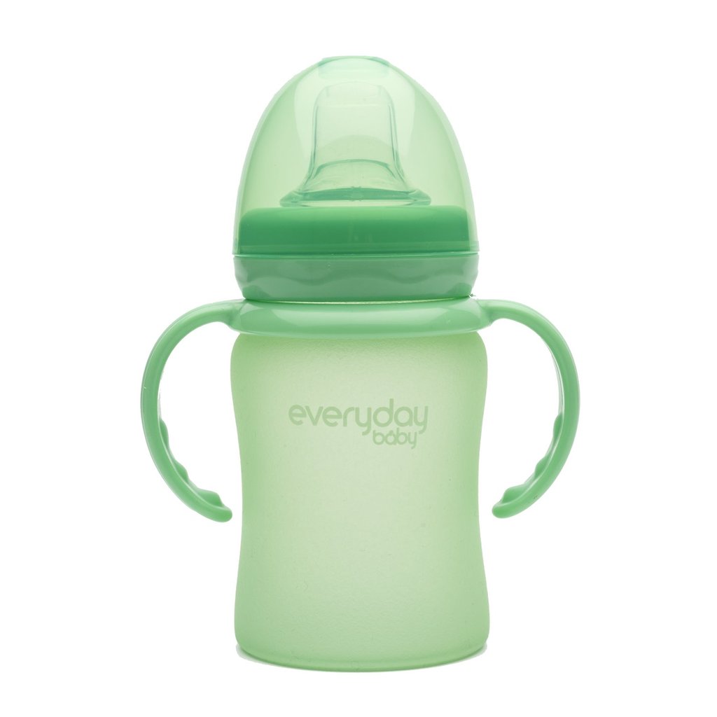 Taza de Entrenamiento de Vidrio Ultra resistente Milk Sippy- 150 ml Verde