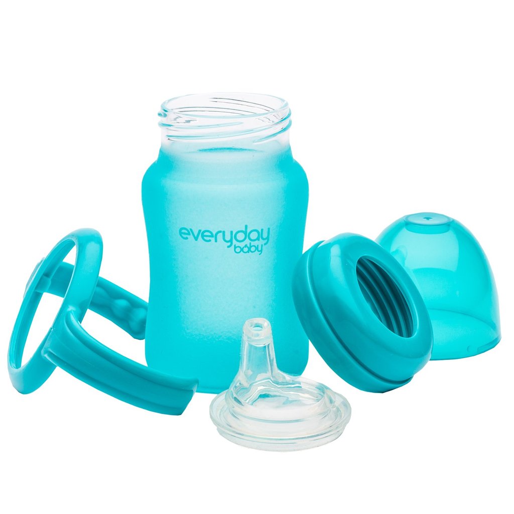 Taza de Entrenamiento de Vidrio Ultra resistente Milk Sippy- 150 ml Azul