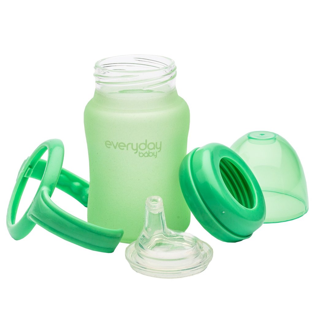 Taza de Entrenamiento de Vidrio Ultra resistente Milk Sippy- 150 ml Verde