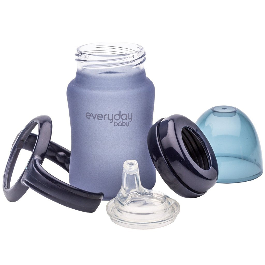 Taza de Entrenamiento de Vidrio Ultra resistente Milk Sippy- 150 ml Morado