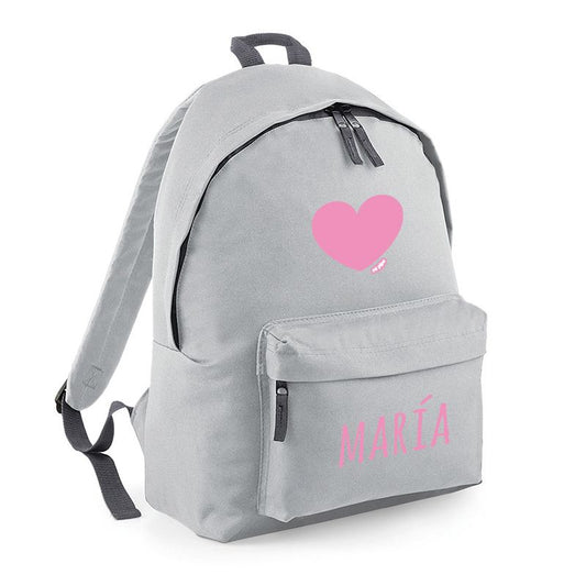 Mochila Niños Gris Personalizada