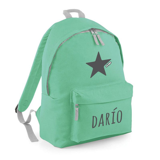 Mochila Niños Menta Personalizada