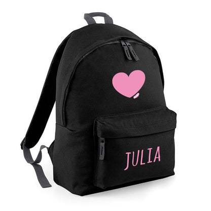 Mochila Niños Negra Personalizada