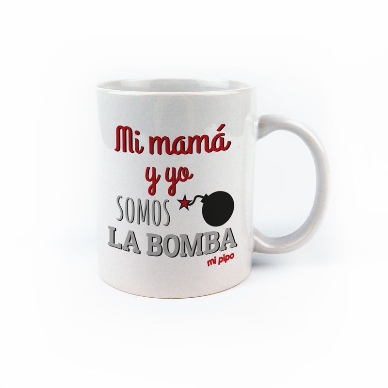 Regalo Día de la Madre Taza personalizada la bomba